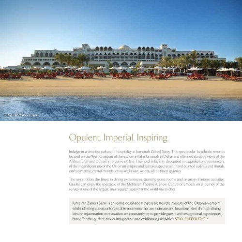 Welcome to Luxury in Dubai - Jumeirah Hotels & Resorts