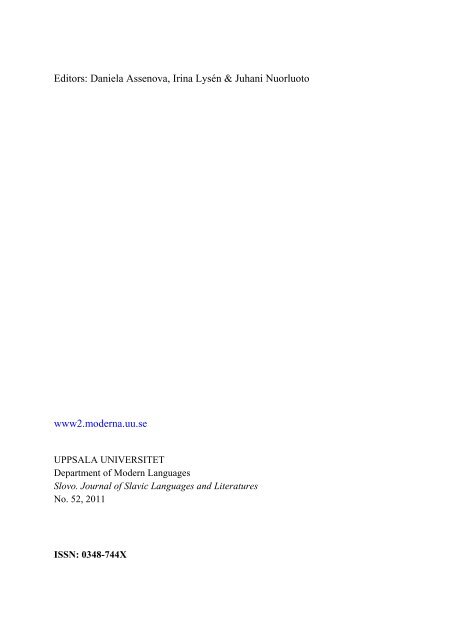 Full text PDF - Index of - Uppsala universitet