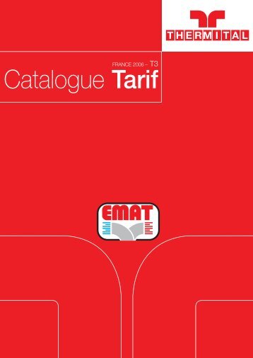 Catalogue Tarif - EMAT