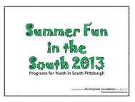 Summer Fun in the South - Foundation Center