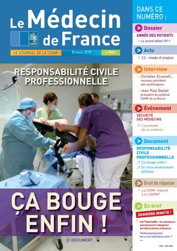 RESPONSABILITÃƒÂ‰ CIVILE PROFESSIONNELLE - CSMF