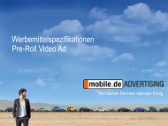 Pre-Roll Video Ad - mobile.de Advertising