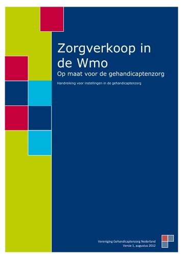 Handreiking Zorgverkoop in de WMO