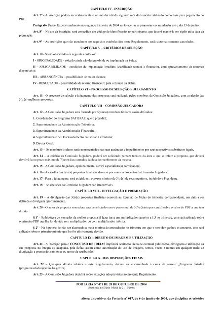 Imprimindo - LegislaÃ§Ã£o do Servidor - Sefaz Net