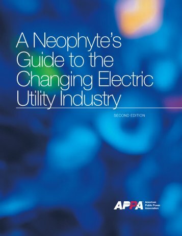 2011 APPA Neophyte's Guide to Electricity - American Public Power ...