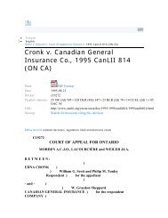 Cronk v. Canadian General Insurance Co., 1995 CanLII 814 (ON CA)