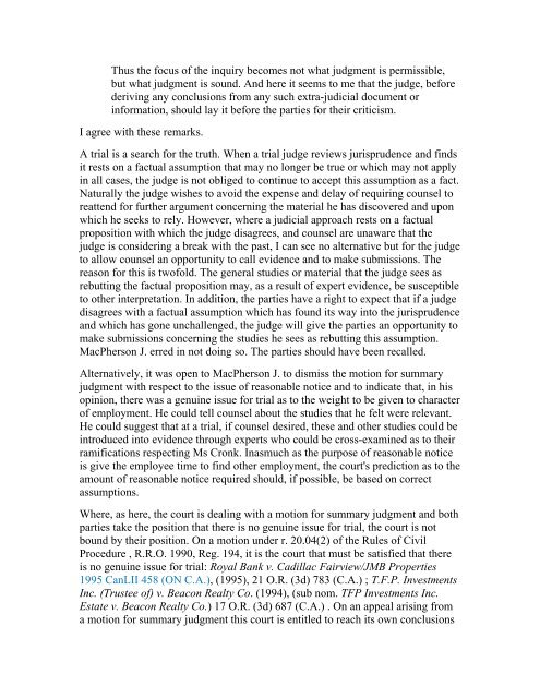 Cronk v. Canadian General Insurance Co., 1995 CanLII 814 (ON CA)