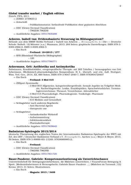 PDF Neukatalogisate 06. November 2013 - Zentralbibliothek der ...