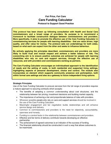 Download 'Care Funding Calculator' - VODG