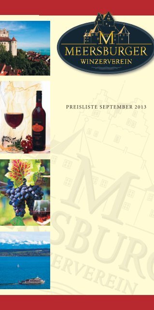 Preisliste sePteMBer 2013 - Winzerverein Meersburg eG