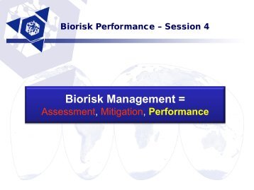 Biorisk Performance - Sandia National Laboratories