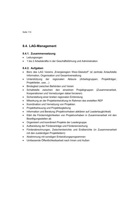 Regionaler Entwicklungsplan - Energieregion Weiz-Gleisdorf