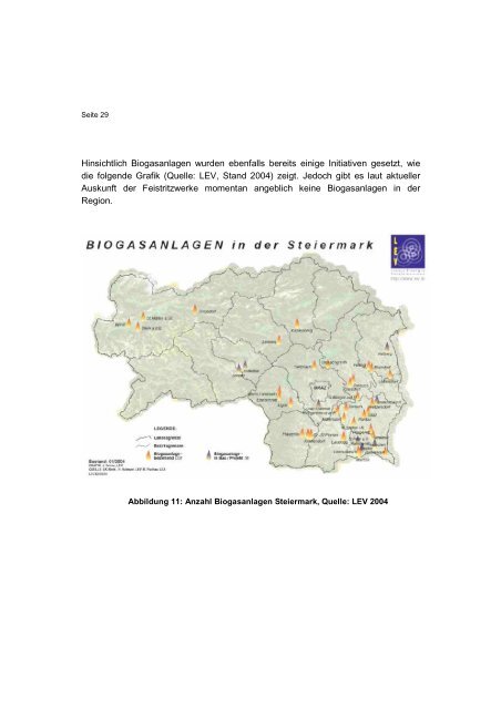 Regionaler Entwicklungsplan - Energieregion Weiz-Gleisdorf