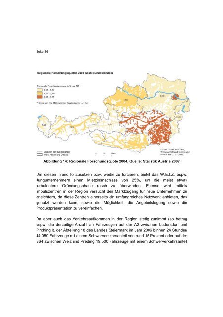 Regionaler Entwicklungsplan - Energieregion Weiz-Gleisdorf