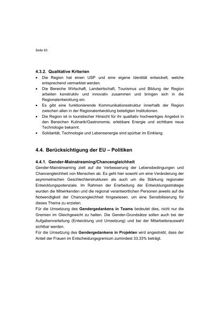 Regionaler Entwicklungsplan - Energieregion Weiz-Gleisdorf