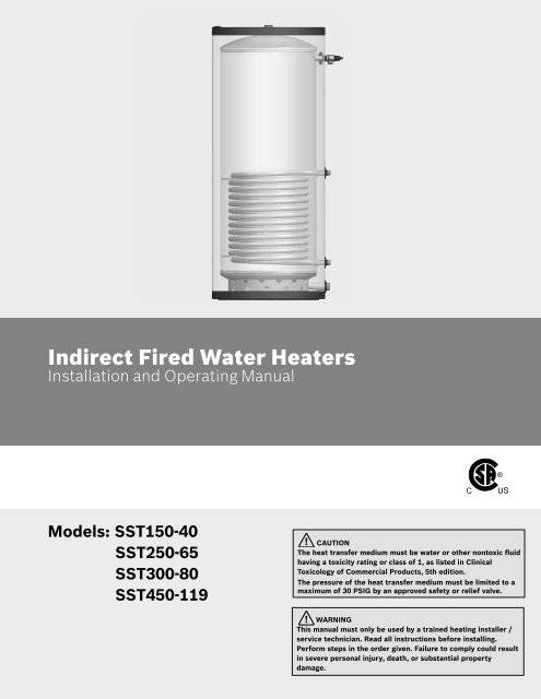Buderus S32/5W Indirect Water Heater | escapeauthority.com