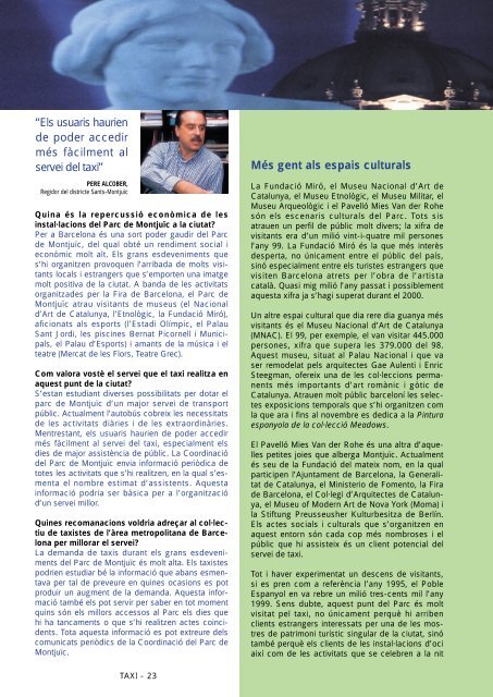 PDF Revista Taxi nÃ‚Âº136 - Institut MetropolitÃƒÂ  del Taxi