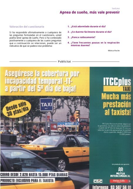 PDF Revista Taxi nÃ‚Âº136 - Institut MetropolitÃƒÂ  del Taxi