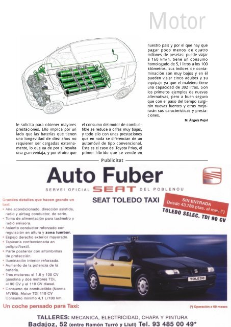 PDF Revista Taxi nÃ‚Âº136 - Institut MetropolitÃƒÂ  del Taxi