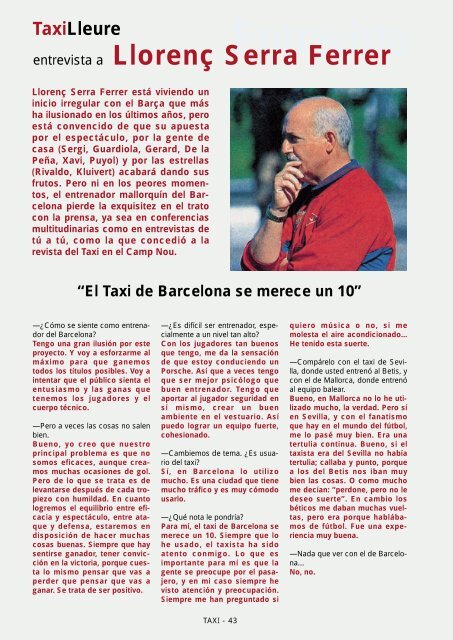 PDF Revista Taxi nÃ‚Âº136 - Institut MetropolitÃƒÂ  del Taxi