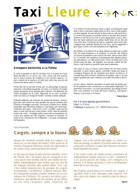 PDF Revista Taxi nÃ‚Âº136 - Institut MetropolitÃƒÂ  del Taxi