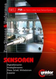 Zum Sta nzen & U m form en - Unidor
