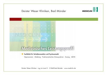 Deister Weser Kliniken, Bad Münder - MediClin