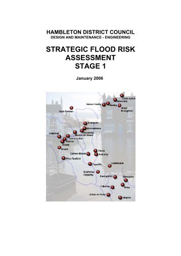 Strategic Flood Risk Assessment - Hambleton District Council