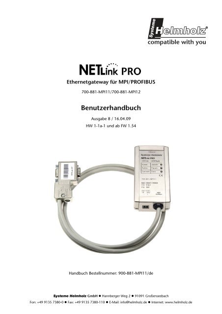 NETLink PRO Handbuch - TP Automation e.K.