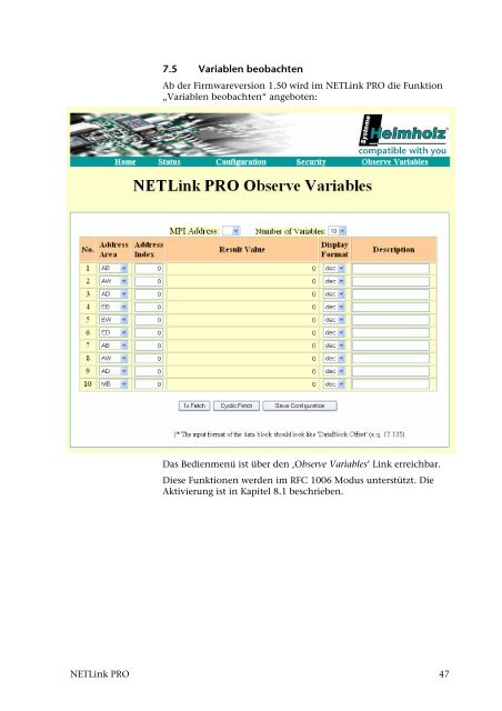 NETLink PRO Handbuch - TP Automation e.K.