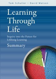 Learning Through Life: Inquiry into the Future for Lifelong ... - Niace