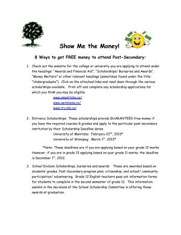 Show Me the Money Website Info2.pdf - St. James Collegiate