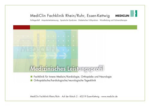 MediClin Fachklinik Rhein/Ruhr, Essen-Kettwig