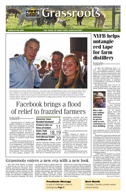 Facebook brings a flood of relief to frazzled farmers - New York Farm ...
