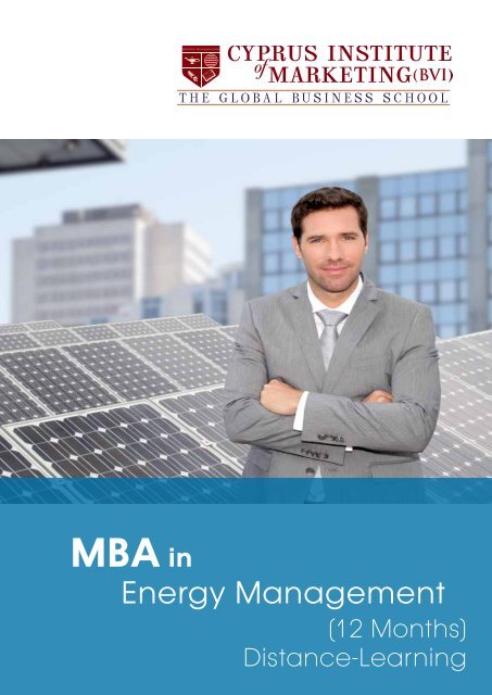 MBA Energy Management - The Cyprus Institute of Marketing