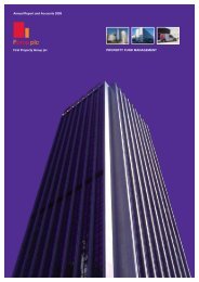 2009 Annual Report & Accounts - First Property Group plc