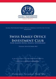 Swiss Family Office Investment Club - First Property Group plc