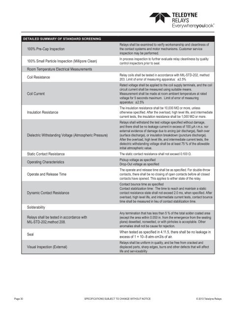 Download our Space Databook - Teledyne Relays