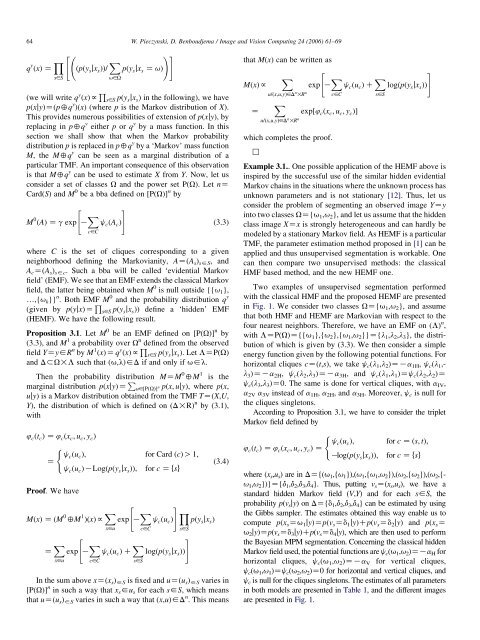 Multisensor triplet Markov fields and theory of evidence
