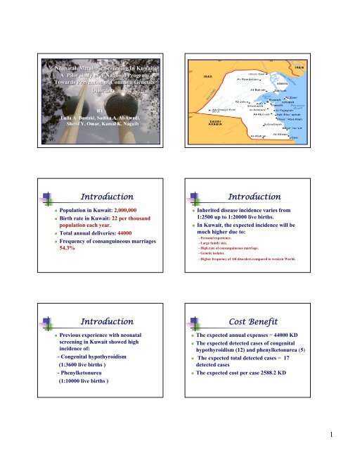 Neonatal Metabolic Screening In Kuwait - Jeans4genes.org