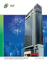 Interim Report - Asian Growth Properties Limited