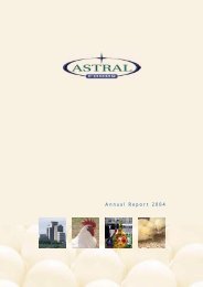 Annual Report 2004 Download the PDF Document - Astral Foods