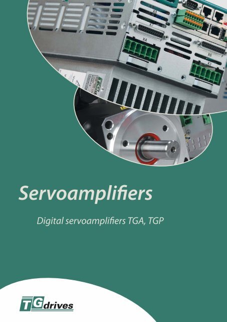 Catalog sheets of TGA and TGP servoamplifiers - TG Drives