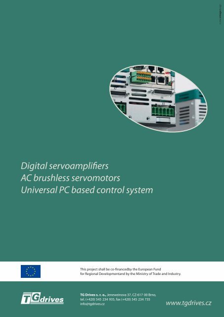 Catalog sheets of TGA and TGP servoamplifiers - TG Drives