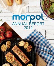 AnnuAl report 2012 - Morpol