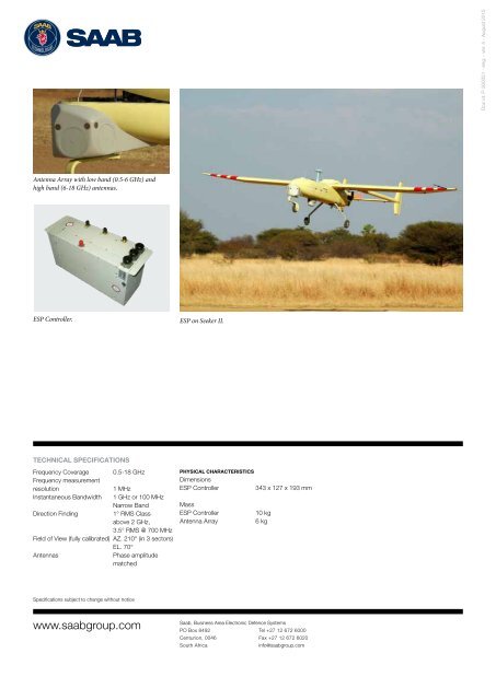 ESP product sheet (pdf) - Saab