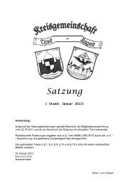 Satzung - Kreisgemeinschaft Tilsit-Ragnit eV