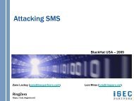 Attacking Mobile Phone Messaging - Black Hat