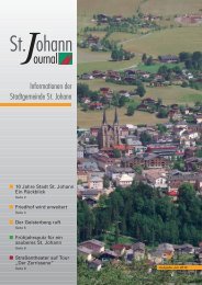 Juli 2010 (905 KB) - Stadtgemeinde St. Johann im Pongau