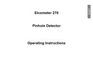 Elcometer 270 Pinhole Detector